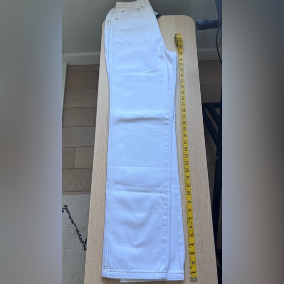 All Things Golden A.T.G. THE HIGH RISE STRAIGHT LEG - CRISP WHITE - Picture 11 of 11